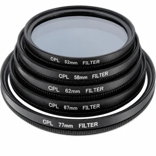 CPL cirkulārais polarizācijas filtrs 72 mm kameru objektīviem, apaļš CPL objektīva filtrs, cirkulārais polarizators