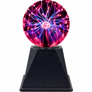 Plazmas lampa ar zibens efektiem, plazmas lodveida bumba, 4 collu, plazmas lode, plazmas bumba