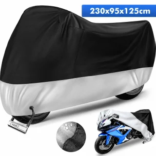 Motocikla pārsegs 230×95×125 cm, moto pārvalks, motorollera pārsegs