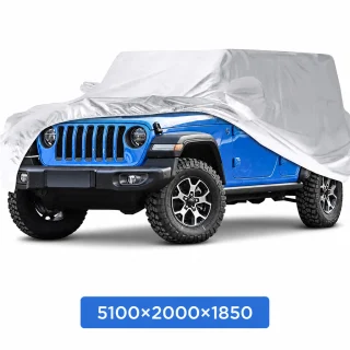 Auto pārsegs SUV automašīnām, izmērs 510×200×185 cm, automašīnas aizsargpārvalks, auto aizsargbrezents 1
