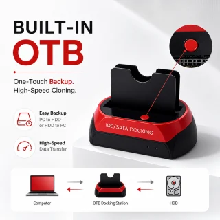 Cietā diska dokstacija USB 3.0 HDD/SSD lasītājs, melni sarkana IDE/SATA HDD dokstacija, cietā diska adapteris, ārējais HDD lasītājs 2