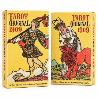 Tarot kārtis, klasiskā 78 kāršu kava 1909. gada oriģināledīcija zīlēšanai, pareģošanai un meditācijai, taro kāršu komplekts, taro spēļu kāršu kava 2