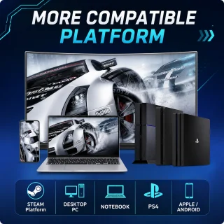 Bezvadu spēļu pults PlayStation, ar skārienvadību, Bluetooth savienojums, zila, bezvadu kontrolieris, spēļu kontrolieris 5