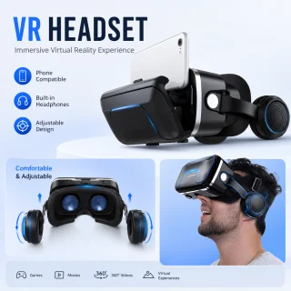 VR brilles viedtālrunim, 3D virtuālās realitātes brilles, VR brillēs viedtālruņiem 2
