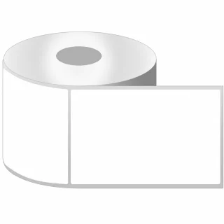 Termo etiķetes 100x180 mm, baltas, pašlīmējošas, 270 uzlīmes rullī, piemērotas termoprinteriem un PARKETPLACE, termo uzlīmes, termo drukas etiķešu rullis